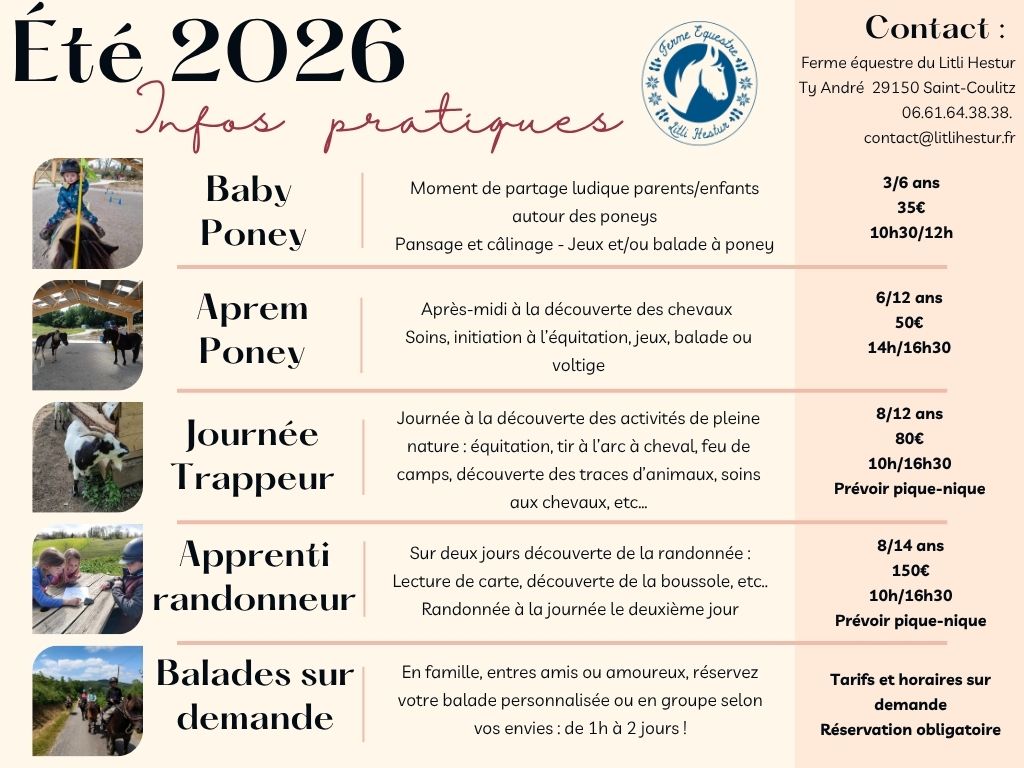 programme été litli hestur chateaulin